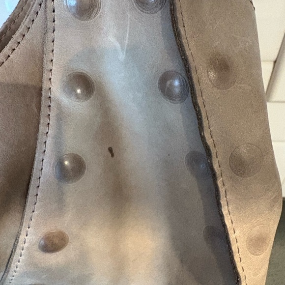 Hammitt Scott Leather Studded Hobo Bag - Taupe